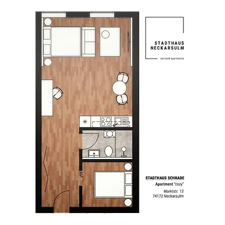 Stadthaus Neckarsulm Serviced Apartments - Stadthaus Schrade Exterior photo